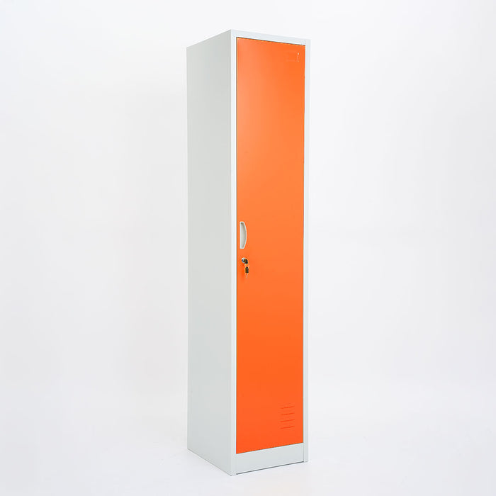Armadietto metallo singola anta finitura arancione AMS1X1/AR