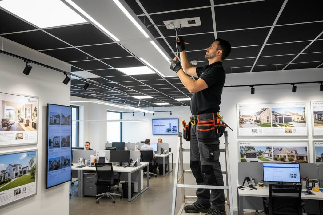 Vetrina ALL INCLUSIVE LED 12 tasche bifacciali A4 e A3 orizzontale