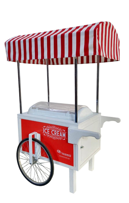 Chariot de glaces pour fêtes et événements