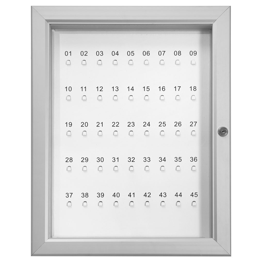 Armadietto Portachiavi Con 40 Ganci E Vetro - Cassetta Sicura Con Serratura Per Casa E Ufficio - Foto 7