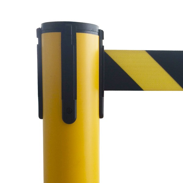 Columna indicadora de camino ROAD en base de lastre de PVC