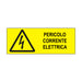 Cartello in alluminio PERICOLO CORRENTE ELETTRICA | Top Eventi Store
