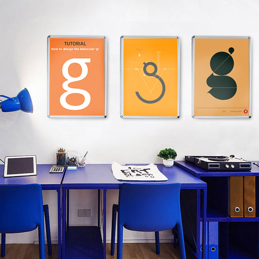 Cornice a scatto in alluminio Formato A4 da parete | Top Eventi Store 2